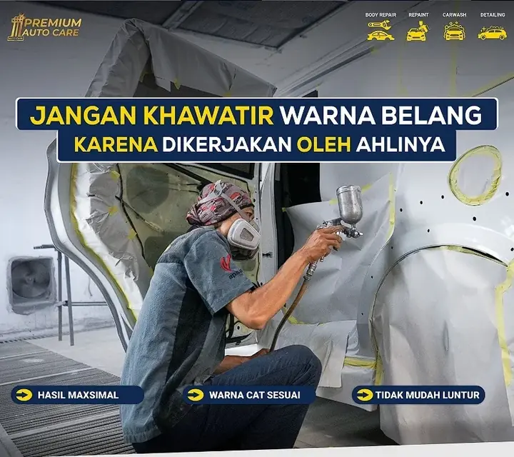 Pengerjaan cat oleh tenaga ahli